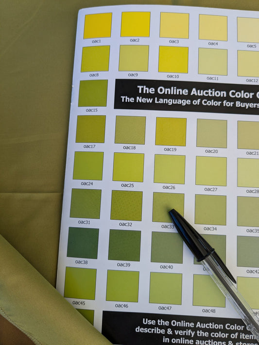 44 EV45 Square Scalamandre Lelievre Paris Psyche Reversible Chartreuse Light Green Polyester Solid Taffeta