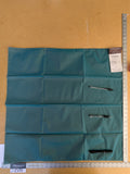 45 EV45 Square Scalamandre Lelievre Paris Psyche Reversible Turquoise Blue Polyester Solid Taffeta(Spots on Right Edge)