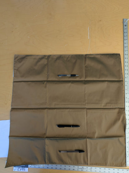 46 EV45 Square Scalamandre Lelievre Paris Psyche Reversible Turquoise Blue Polyester Solid Taffeta(Faint Spots)