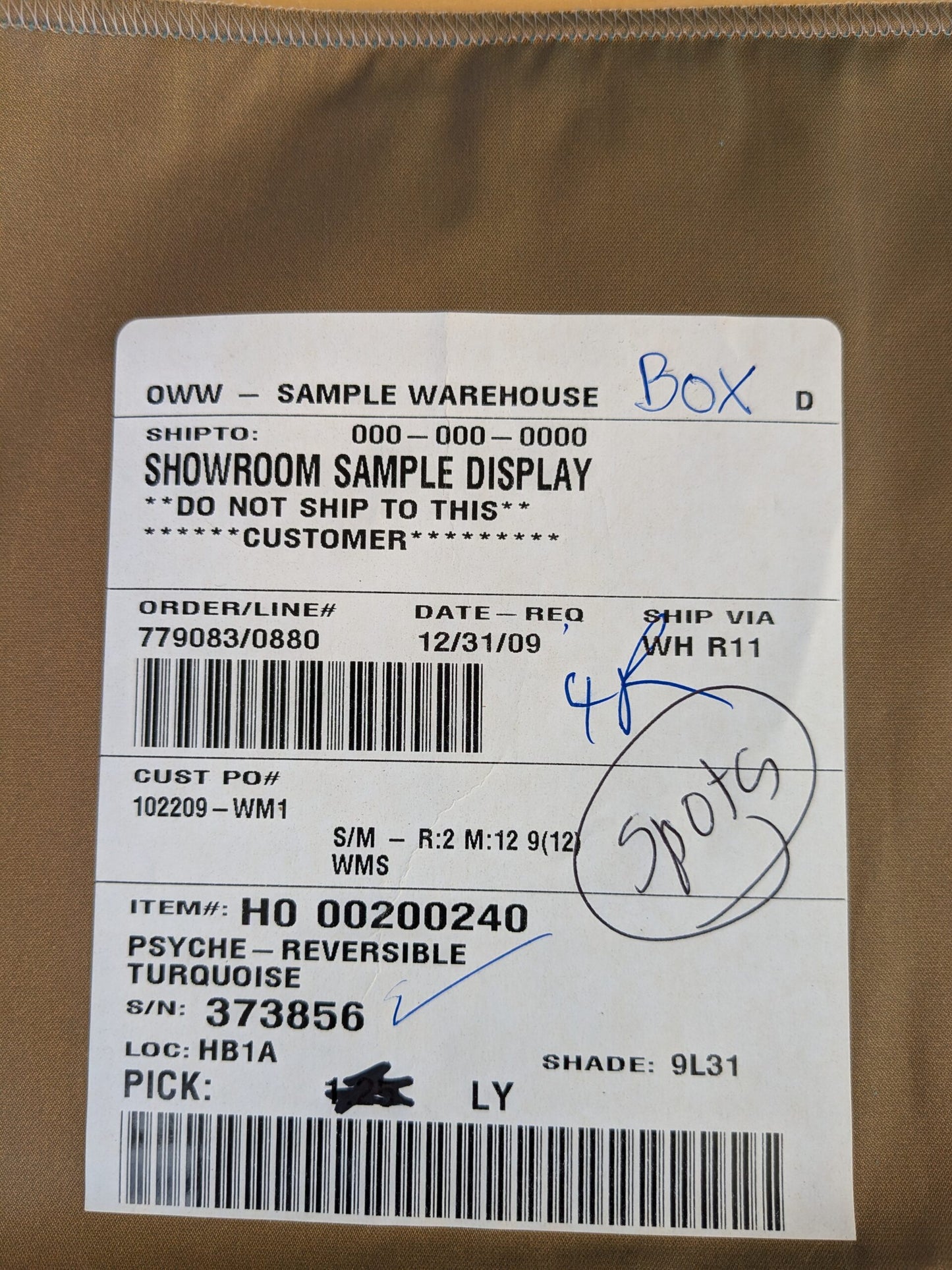 47 EV45 Square Scalamandre Lelievre Paris Psyche Reversible Turquoise Blue Polyester Solid Taffeta(Faint Spots)