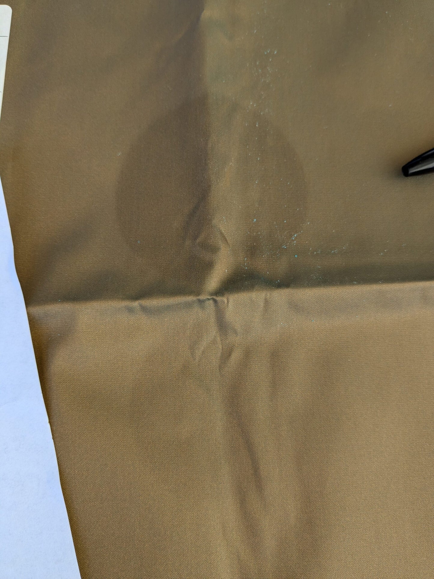 47 EV45 Square Scalamandre Lelievre Paris Psyche Reversible Turquoise Blue Polyester Solid Taffeta(Faint Spots)