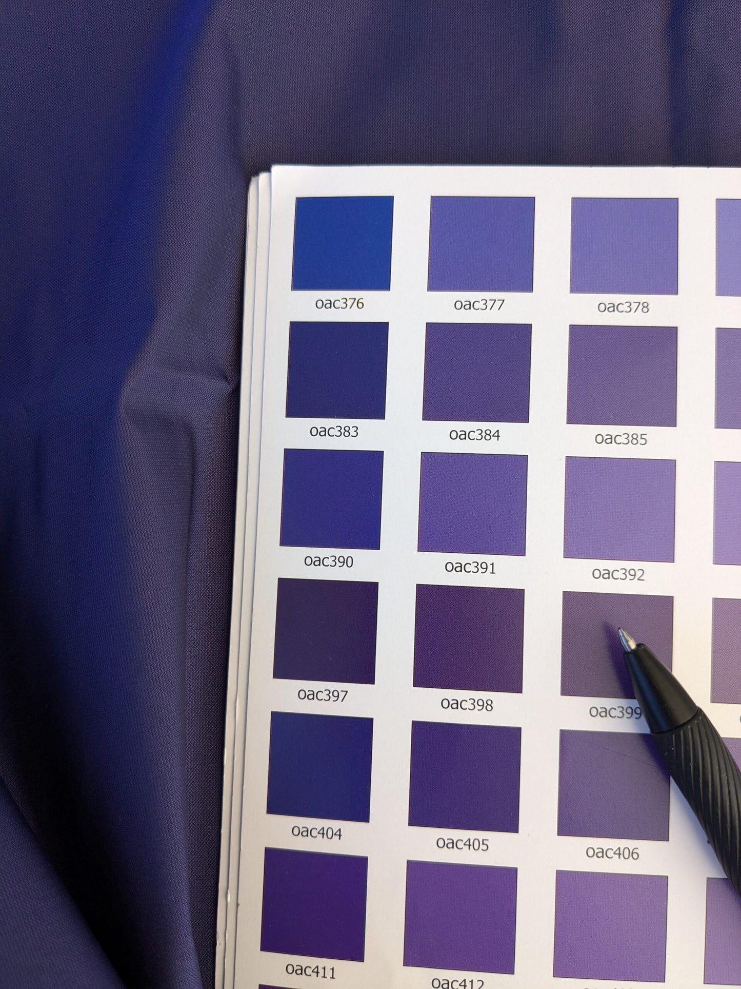 49 EV45 Square Scalamandre Lelievre Paris Psyche Reversible Encre Purple Polyester Solid Taffeta