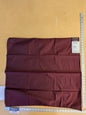 49 EV45 Square Scalamandre Lelievre Paris Psyche Reversible Grenat Deep Red Polyester Solid Taffeta