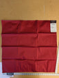 51 EV45 Square Scalamandre Lelievre Paris Psyche Reversible Cardinal Red Polyester Solid Taffeta