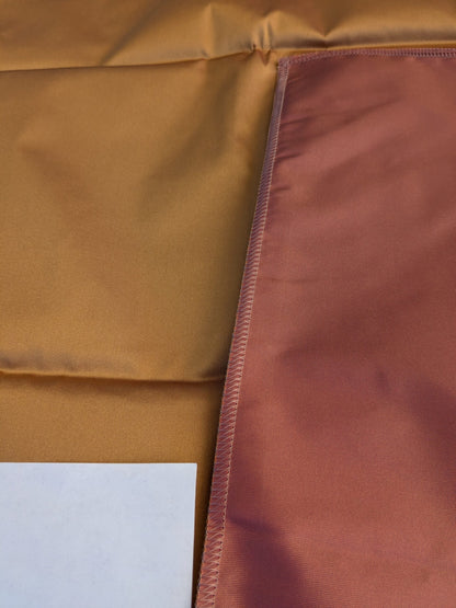 52 EV45 Square Scalamandre Lelievre Paris Psyche Reversible Bruyere Light Red Polyester Solid Taffeta