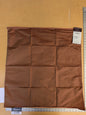 54 EV45 Square Scalamandre Lelievre Paris Psyche Reversible Chaudron Light Brown Polyester Solid Taffeta