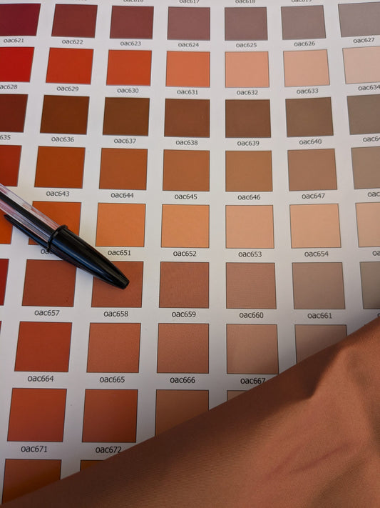 54 EV45 Square Scalamandre Lelievre Paris Psyche Reversible Chaudron Light Brown Polyester Solid Taffeta