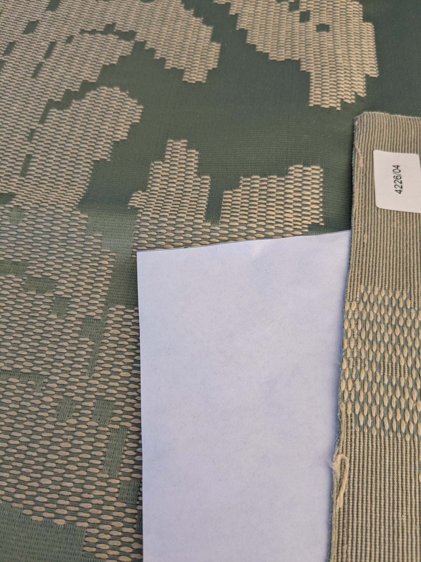 68 EV45 Square Lelievre Scalamandre Asuka Jacquards Green Abstract Botanical MSRP USD 688/Y