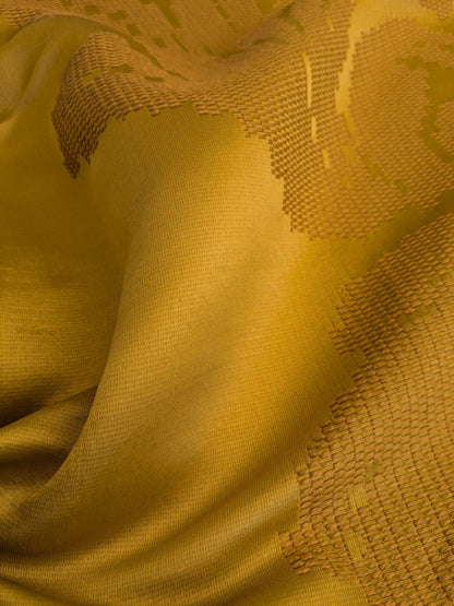 70 EV45 Square Lelievre Scalamandre Asuka Jacquards Gold Abstract Botanical MSRP USD 688/Y