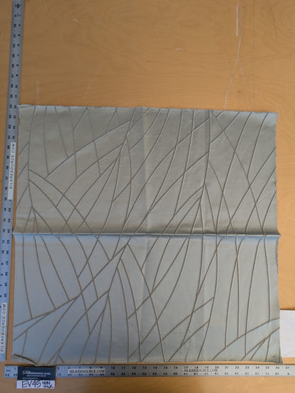 73 EV45 Square Scalamandre Lelievre Paris Reso Gray Jacquard Art Deco Abstract Graphic MSRP USD 626/y