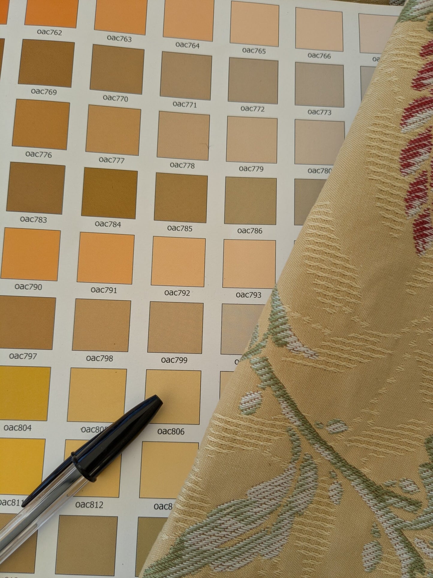 79 EV45 Square Scalamandre Colony Fabrics Artemisia Light Yellow Fruits Floral Botanical Foliage Viscose Cotton MSRP USD300+/y