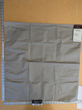 80 EV45 Square Scalamandre Lelievre Paris Psyche Reversible Argent Gray Polyester Solid Taffeta