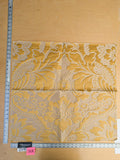 5 EV45 Silk Square 25" x 26"  Tassinari and Chatel Volanges Gold Floral Historic MSRP USD1414/y