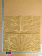 8 EV45 Silk blend Square 24" x 24"  Tassinari and Chatel Grand Dauphin Gold Damask Floral Historic MSRP USD996/y