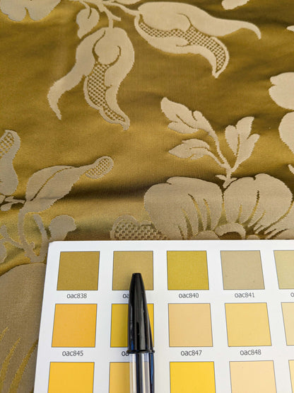 14 EV45 Silk Square 25" x 25"  Tassinari and Chatel Argenson Bronze Brown Floral Botanical Foliage MSRP USD 1200+/y