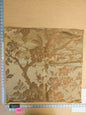 16 EV45 Silk Square 25" x 26"  Tassinari and Chatel Argenson Praline Medium Brown Floral Botanical Foliage MSRP USD 1200+/y
