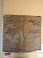 17 EV45 Silk Square 24" x 26"  Tassinari and Chatel Argenson on Puce Floral Botanical Foliage MSRP USD 1200D 1200+/y