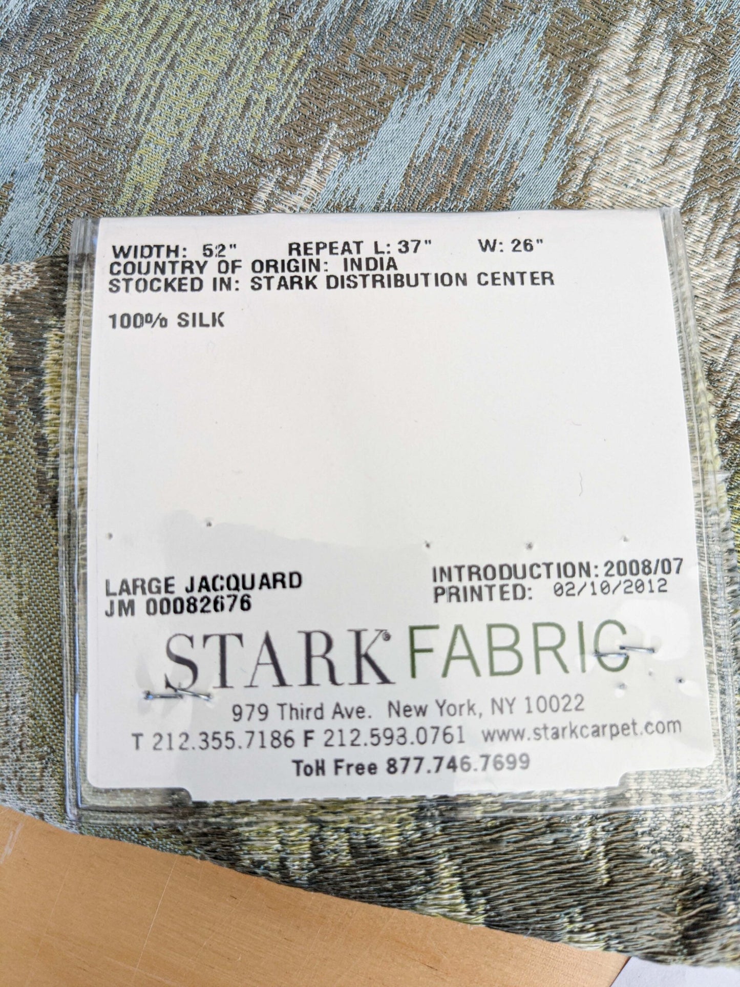 24 EV45 Silk Square 36" x 26" Scalamandre Kalasin Aqua Chatreus Old World Weavers Silk Ikat MSRP USD 624/Y