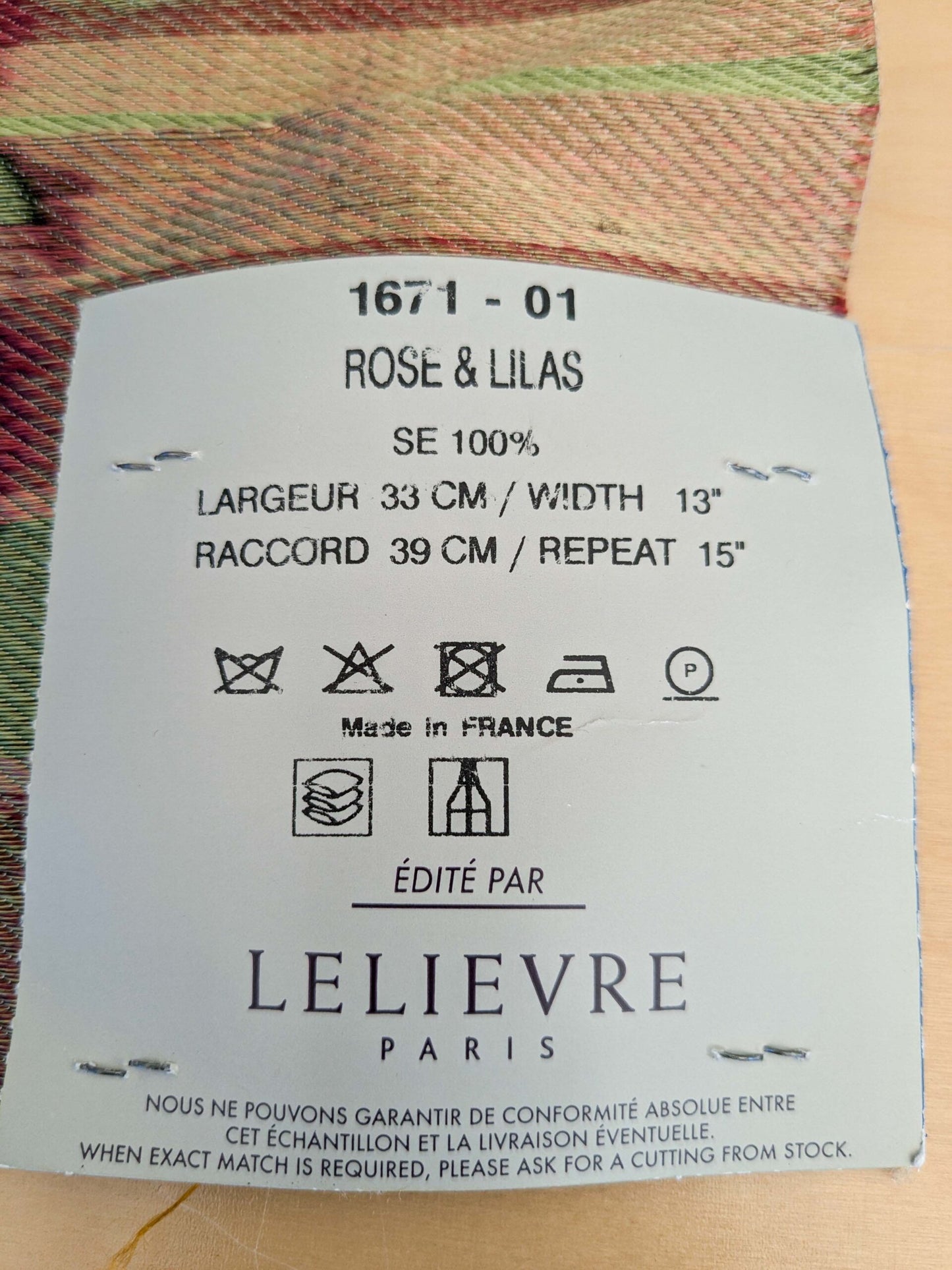 32 EV45 Silk Square 22" x 13" Tassinari and Chatel Rose and Lilas Bordure Floral Historic Stripe Medium Beige Red Green MSRP USD 1510/y