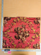 33 EV45 Silk Square 21" x 25" Tassinari and Chatel Offenbach Red Gold Botanical Foliage Historic MSRP USD 1766/y