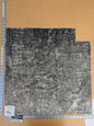 26 EV46 Velvet Square 27"x 27" Scalamandre Aldeco Fragment Light Taupe Gray Abstract MSRP USD 326/y with Cornet Cut