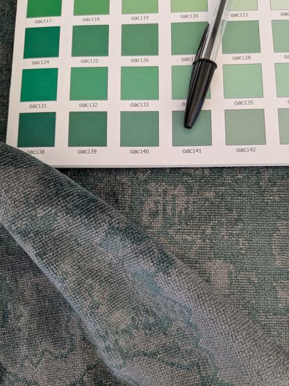 27 EV46 27" x 27" Velvet Square Scalamandre Aldeco Fragment Blue  Abstract MSRP USD 326/y