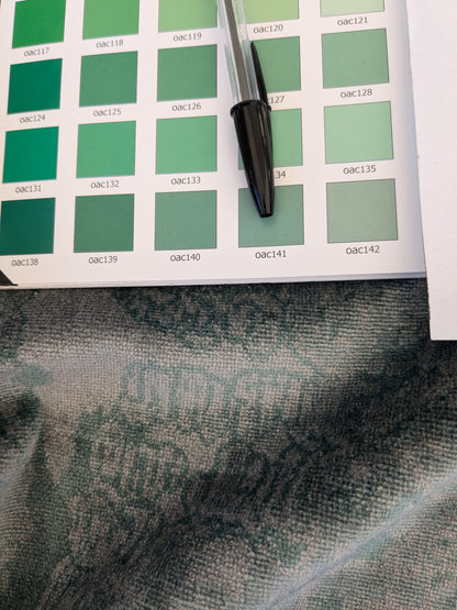 28 EV46 27" x 27" Velvet Square Scalamandre Aldeco Fragment Blue Haze  Abstract MSRP USD 326/y