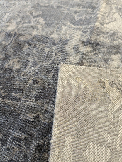 30 EV46 27" x 28" Velvet Square Scalamandre Aldeco Fragment Praline Brown Abstract MSRP USD 326/y