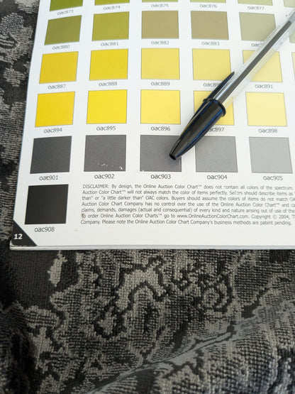 31 EV46 27" x 28" Velvet Square Scalamandre Aldeco Fragment Praline Black Abstract MSRP USD 326/y