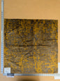 32 EV46 Velvet Square 27"x27" Scalamandre Aldeco Fragment Brown Gold Abstract MSRP USD 326/y