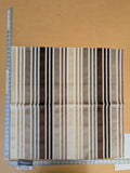 33 EV46 Velvet Square 26" x27" Scalamandre Stripe Brown Gray White