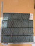 48 EV46 Velvet Square 26"x27" Scalamandre Old World Weavers Manet Bleu Jaune Blue Geometric Small Scale Texture