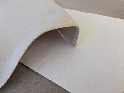 49 EV46 Velvet Square 12" x 26" Scalamandre Grey Watkins Montgraham Dove Brown Solid Silk Wool Velvet