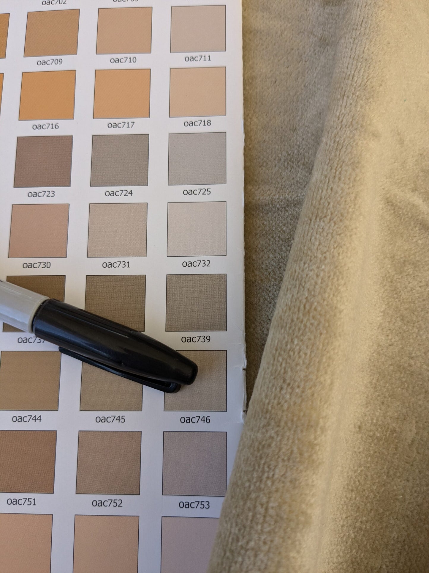 55 EV46 Velvet Square 12" x 26" Scalamandre Grey Watkins Le Fresne Sahara Linen Velvet Solid Brown