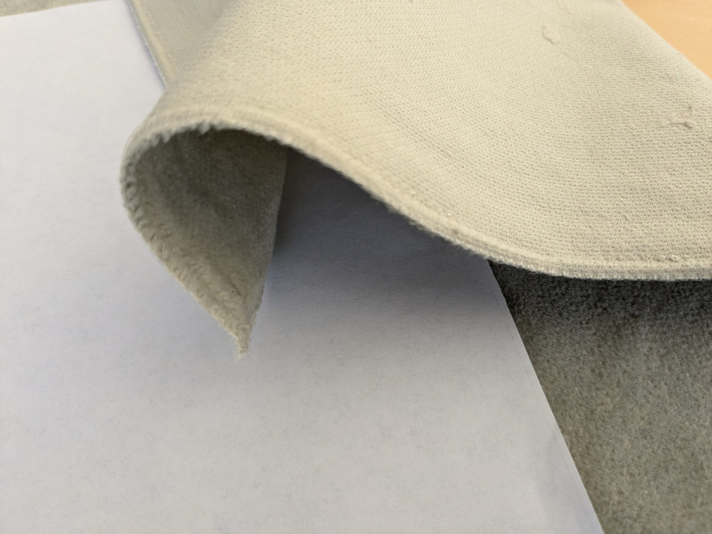 60 EV46 Velvet Square 12" x 26" Scalamandre Grey Watkins Le Fresne Marble Linen Velvet Solid Gray