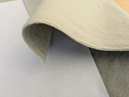 60 EV46 Velvet Square 12" x 26" Scalamandre Grey Watkins Le Fresne Marble Linen Velvet Solid Gray