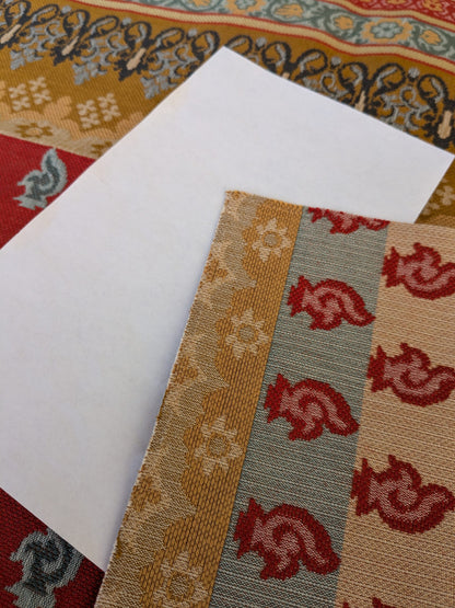 1 EV47 Square Scalamandre Istanbul Rosso Red Historic Small Scale MSRP USD240/y