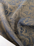 25 EV47 Square Jacquard by Jean Paul Gaultier Komodo Nuit Purple Bird Animal Chinoiserie Graphic Scenic MSRP USD734/y