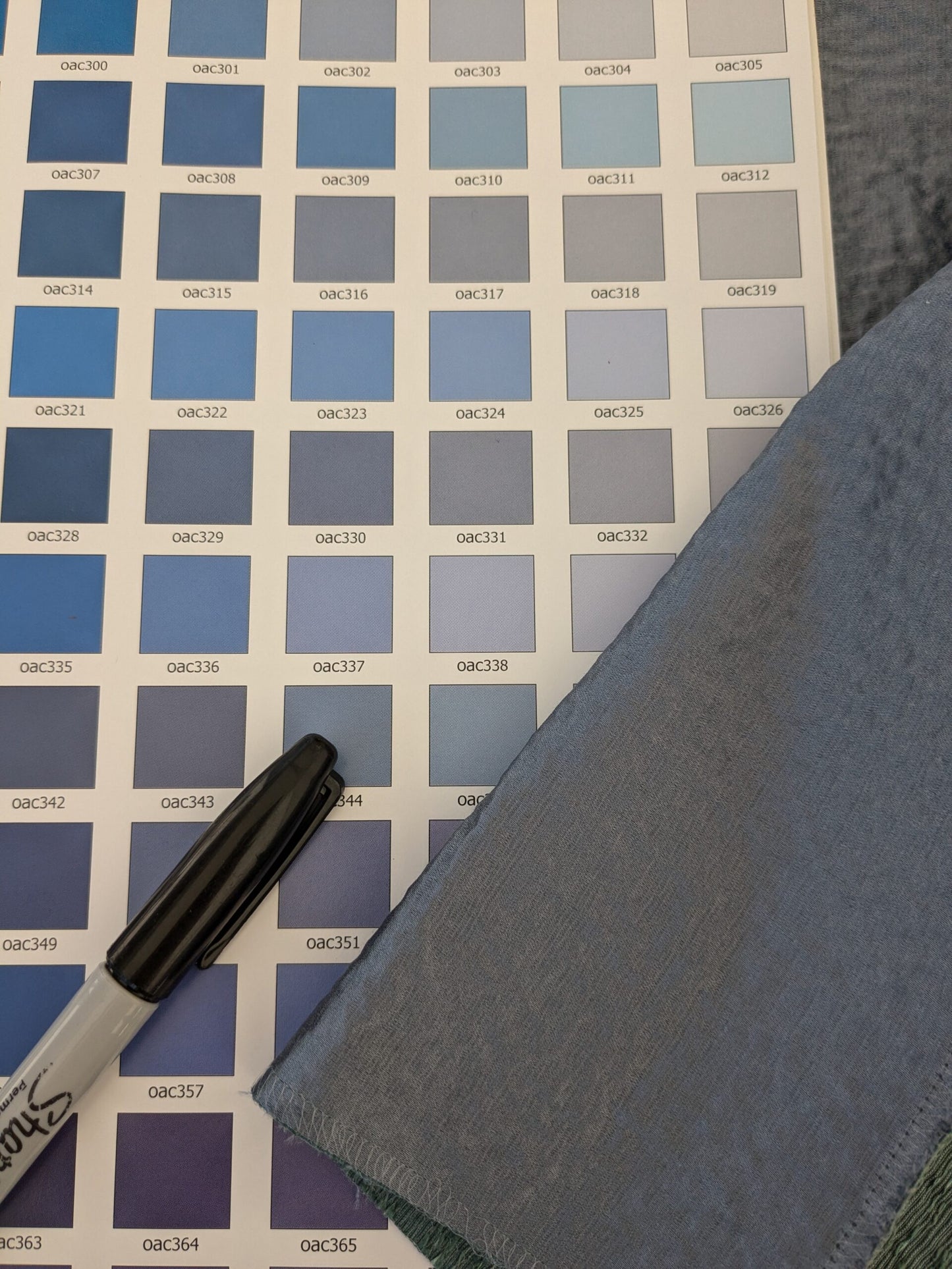 26 EV47 Square Scalamandre Alhambra Zen Satin Blue Cloud Solid Blue Cotton