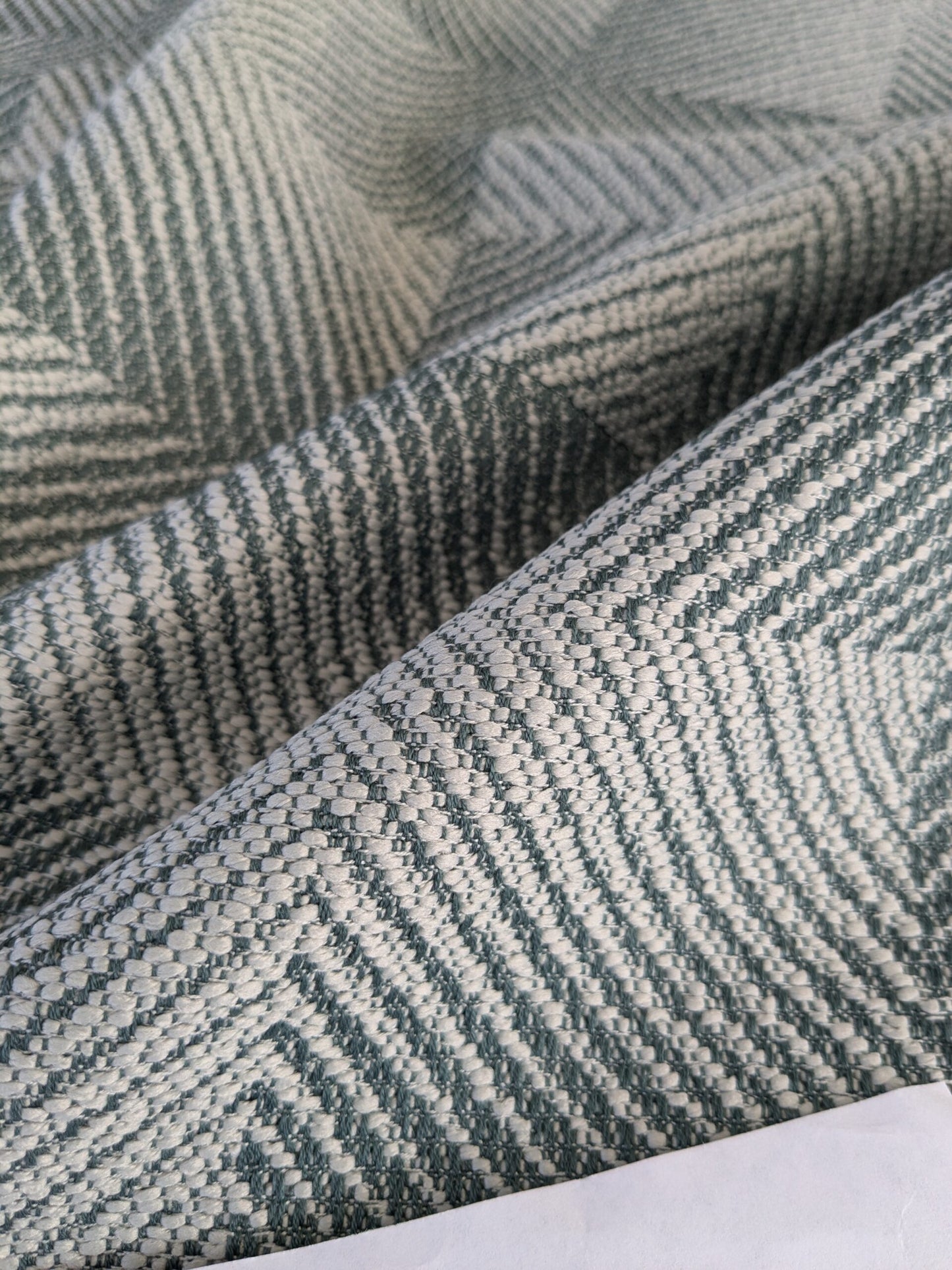 35 EV47 Square ScalamandreLelievre Hypnose M1 Gray White Texture Plain Plaid Square MSRP USD 400+/y 25"x26"