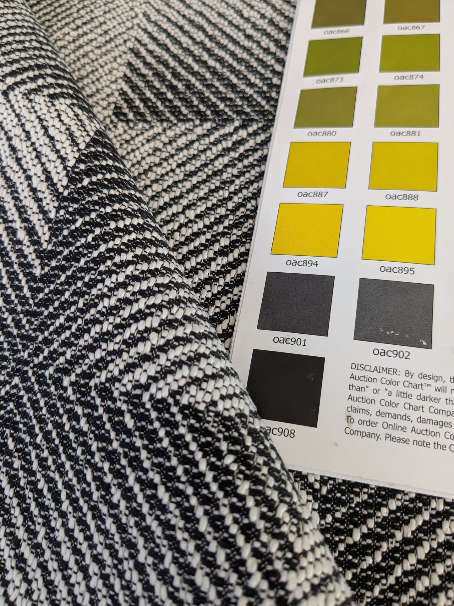 36 EV47 Square Scalamandre Lelievre Hypnose M1 Black White Texture Plain Plaid Square MSRP USD 400+/y