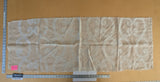 43 EV47 Square Scalamandre Sheer Cream White Novelty 19"x52"