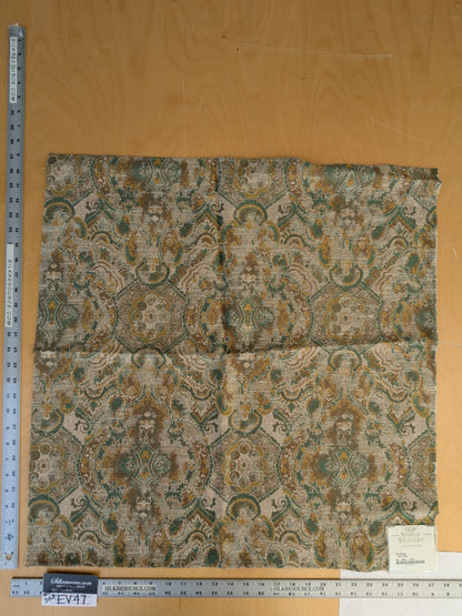 48 EV47 Square Scalamandre Old World Weavers Velorum Nile Sun Abstract Medallion Paisley 27"x27"