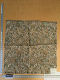 48 EV47 Square Scalamandre Old World Weavers Velorum Nile Sun Abstract Medallion Paisley 27"x27"