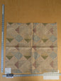 49 EV47 Square Scalamandre Old World Weavers Calabash Pastel Beige Green Blue Red Diamond Ogee