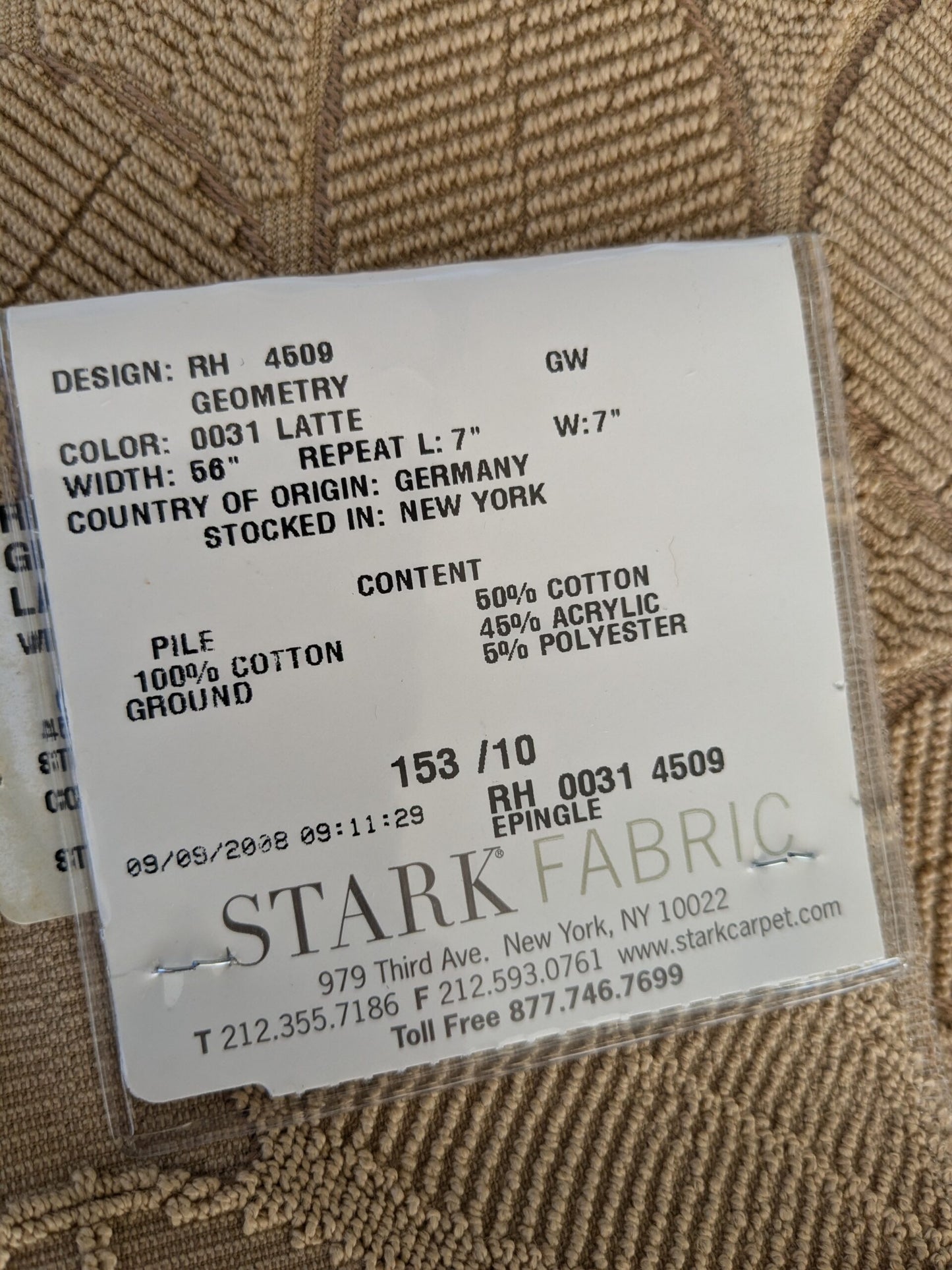 52 EV47 Square Scalamandre Grey Watkins Geometry Latte Epingle Brown Dot Circle Geometric MSRP USD370/y