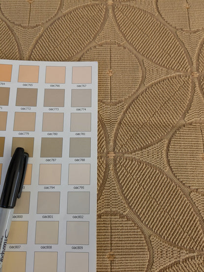 52 EV47 Square Scalamandre Grey Watkins Geometry Latte Epingle Brown Dot Circle Geometric MSRP USD370/y