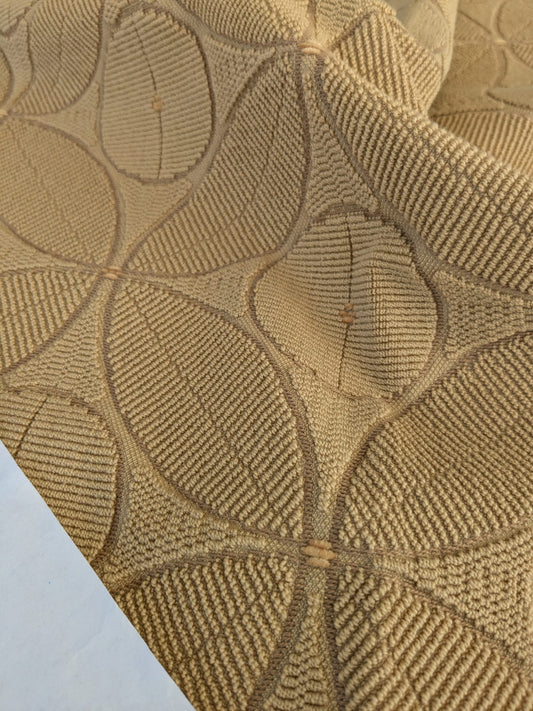 52 EV47 Square Scalamandre Grey Watkins Geometry Latte Epingle Brown Dot Circle Geometric MSRP USD370/y