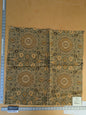 53 EV47 Square Scalamandre Grey Watkins Bessarabia Reseda Green Gold Arabic Brocade Paisley MSRP USD 264/Y 25"x 25"