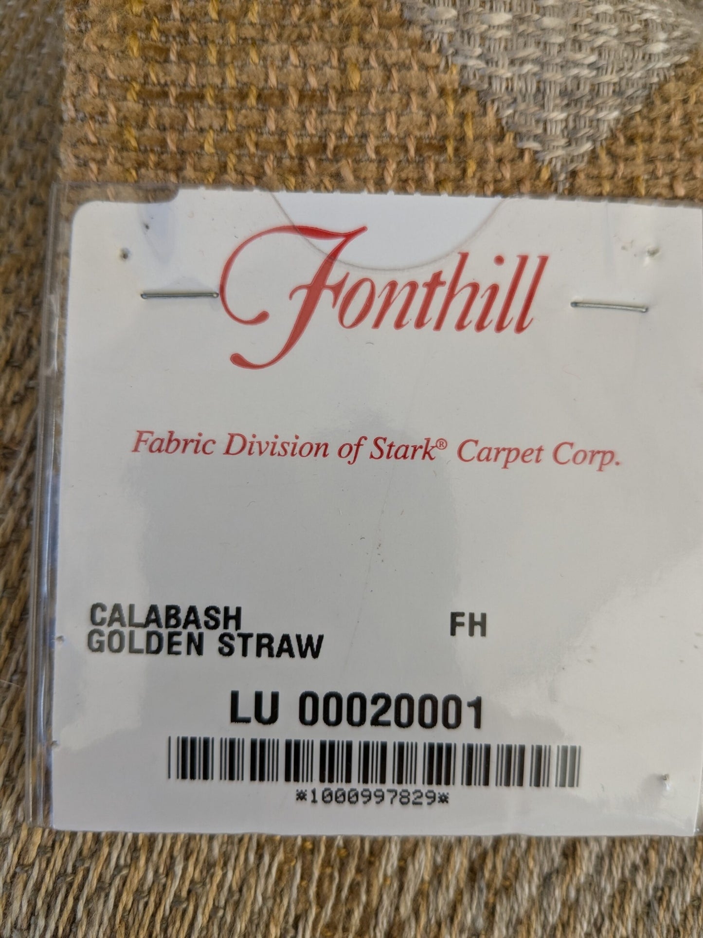 54 EV47 Square Scalamandre Old World Weavers Calabash Golfen Straw Orange Diamond Ogee